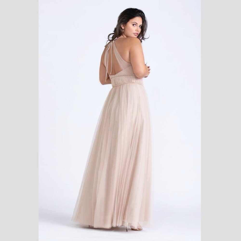 Wtoo Elliot Tulle Gown in Blush s. Medium
